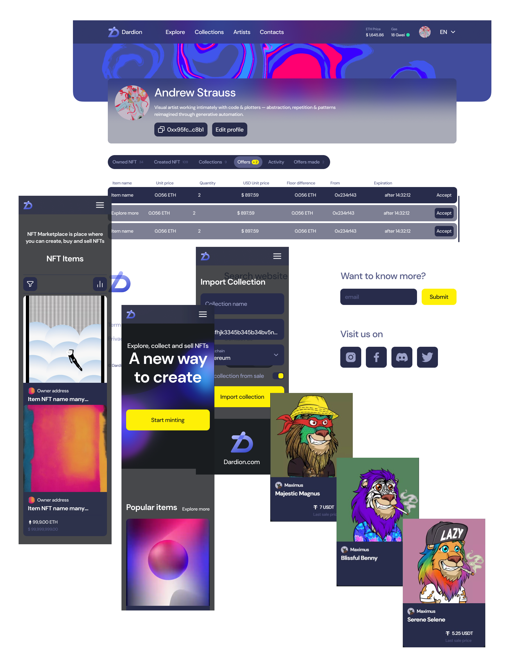 Full-Cycle NFT Marketplace Development & Consulting